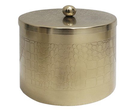Porta-Objetos Decorativo Vorgan Dourado | Westwing