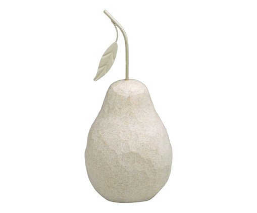 Pera Decorativa Florpera Branco e Dourado, white | WestwingNow