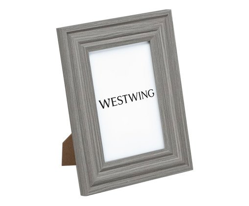 Porta-retrato Lumivis Cinza, grey | WestwingNow