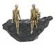 Escultura Decorativa Figura Cinza e dourado, grey | WestwingNow
