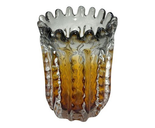 Vaso Decorativo Myvon Âmbar e fume, Ambar | WestwingNow