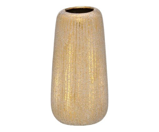 Vaso Decorativo Malen Cinza e dourado, grey | WestwingNow