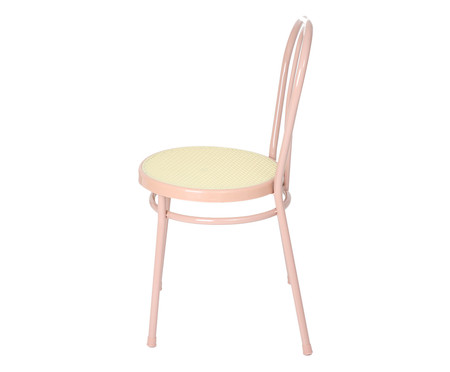 Cadeira Vienna - Rosa e Natural | WestwingNow