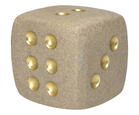 Dado Decorativo Areia Areia e Dourado | Westwing