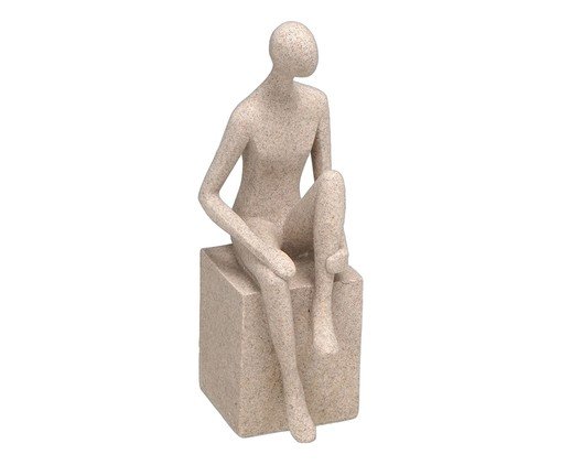 Escultura Decorativa Design Areia, beige | WestwingNow
