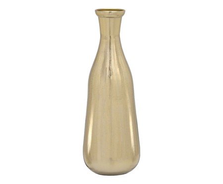 Vaso Decorativo Varnix Dourado | Westwing
