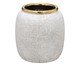 Cachepot Decorativo Botani Cinza e dourado, grey | WestwingNow