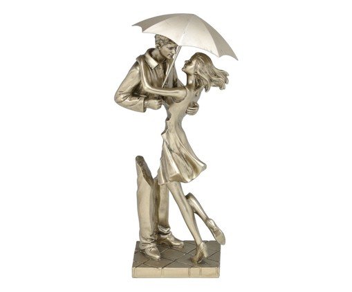 Casal Decorativo Aliança Dourado, gold | WestwingNow
