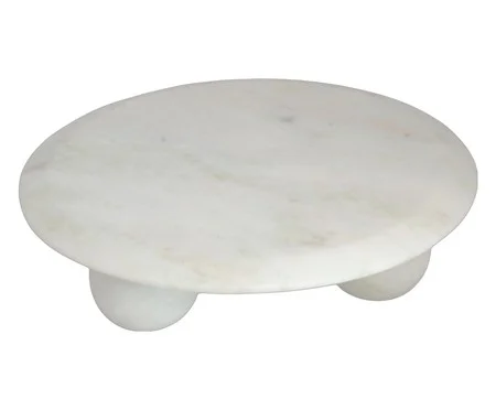 Bandeja Decorativa Lucent Branco e Cinza | Westwing