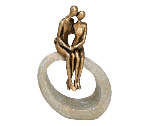 Casal Decorativo Nexum Areia e Dourado, beige | WestwingNow