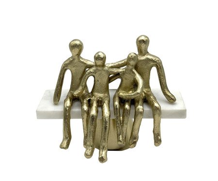 Escultura Decorativa Criação Dourado | Westwing