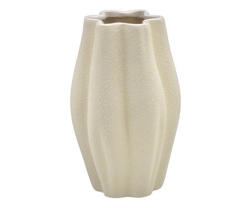 Vaso Decorativo Braven Off-White, Off White | WestwingNow