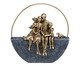 Família com Pet Decorativa Domus Cinza e dourado, grey | WestwingNow