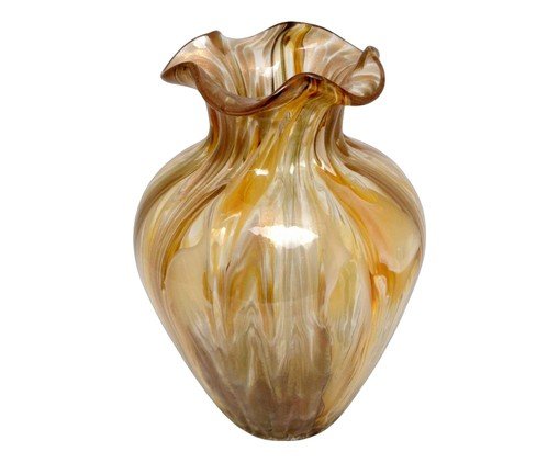 Vaso Decorativo Ulrik Âmbar e Marrom, Ambar | WestwingNow