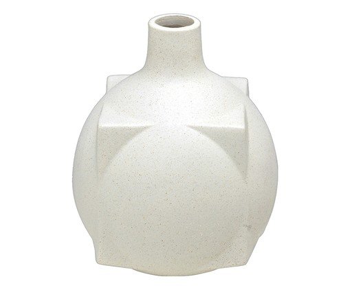 Vaso Decorativo Selvex Off-White, Off White | WestwingNow