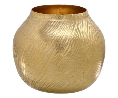 Vaso Decorativo Norvix Dourado | Westwing