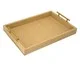 Bandeja Decorativa Platina Dourado e Marrom, brown | WestwingNow