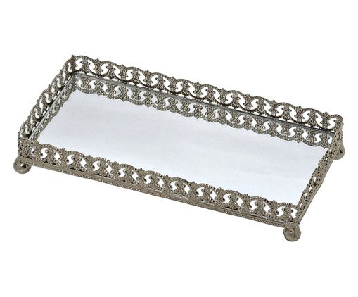 Bandeja Decorativa Ornare Prateado, silver or metallic | WestwingNow