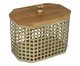 Porta-Objetos Decorativo Boxis Dourado e Marrom, brown | WestwingNow