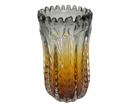 Vaso Decorativo Zorak Âmbar e fume, Ambar | WestwingNow