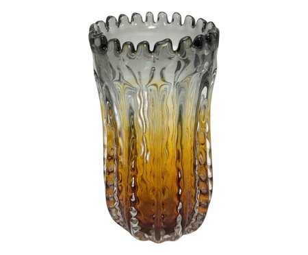 Vaso Decorativo Zorak Âmbar e fume | Westwing