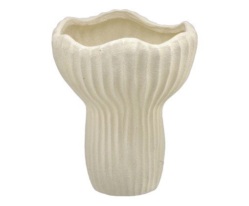 Vaso Decorativo Orvex Off-White, Off White | WestwingNow