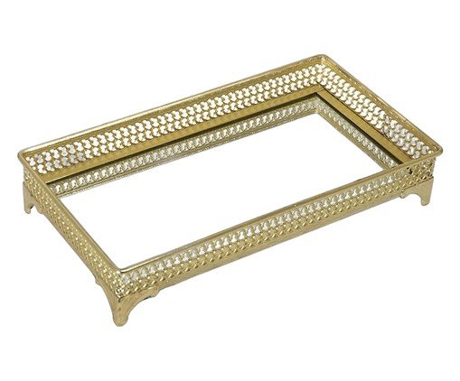 Bandeja Decorativa Briza Dourado, gold | WestwingNow