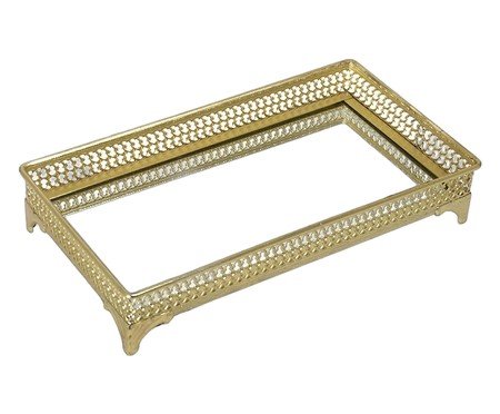 Bandeja Decorativa Briza Dourado | Westwing