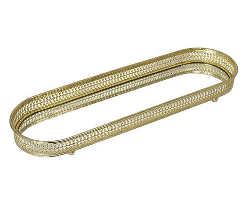 Bandeja Decorativa Pratika Dourado, gold | WestwingNow