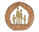 Escultura Família Lume Dourado e Marrom, brown | WestwingNow