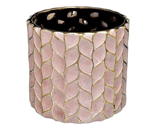 Cachepot Decorativo Florium Dourado, brown | WestwingNow