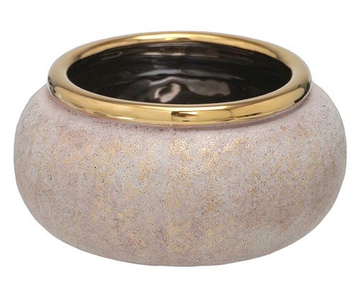 Cachepot Decorativo Herbix Cinza e dourado, grey | WestwingNow