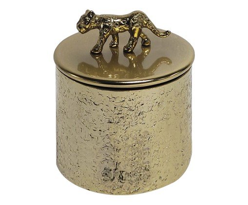 Porta-Objetos Decorativo Arquel Dourado, gold | WestwingNow