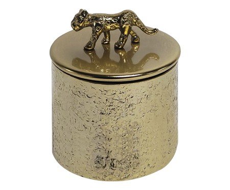 Porta-Objetos Decorativo Arquel Dourado | Westwing