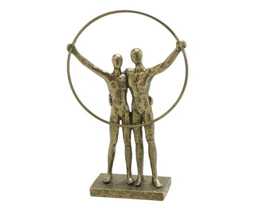 Escultura Decorativa Inspiração Dourado, gold | WestwingNow