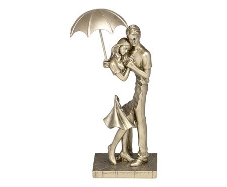 Casal Decorativo Binari Dourado | Westwing