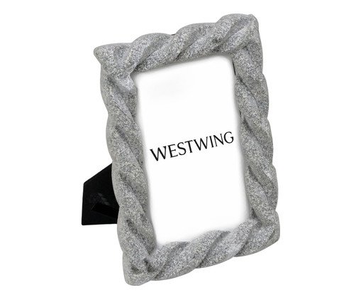 Porta-retrato Memoria Cinza, grey | WestwingNow