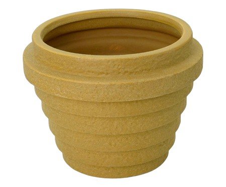 Cachepot Decorativo Vireta Ocre | Westwing