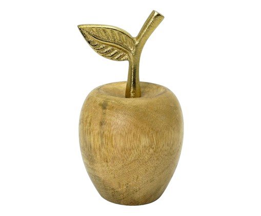 Maça Decorativa Pomera Dourado e Marrom, brown | WestwingNow