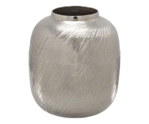 Vaso Decorativo Arkon Prateado, silver or metallic | WestwingNow