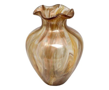 Vaso Decorativo Varnex Âmbar e Marrom | Westwing