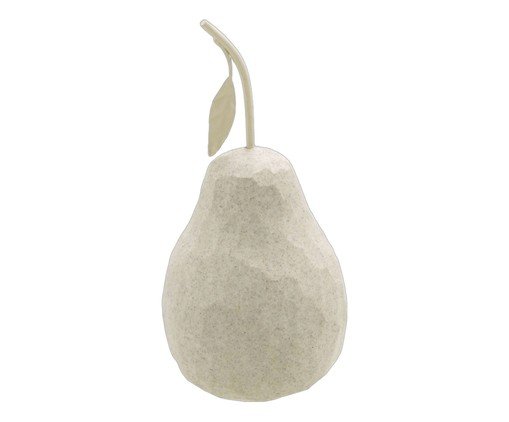 Pera Decorativa Peralis Branco e Dourado, white | WestwingNow