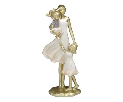 Família Decorativa Zelo Dourado e Off-white, gold | WestwingNow