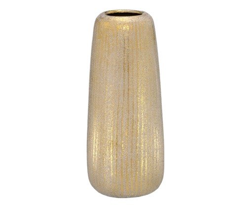 Vaso Decorativo Alvren Cinza e dourado, grey | WestwingNow