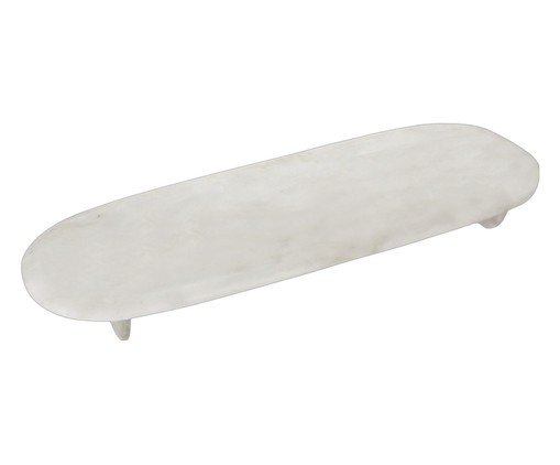Bandeja Decorativa Solenne Branco e Cinza, white | WestwingNow
