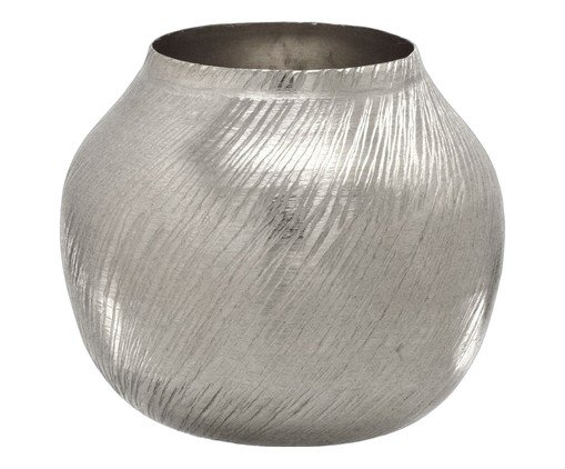 Vaso Decorativo Zoril Prateado, silver or metallic | WestwingNow