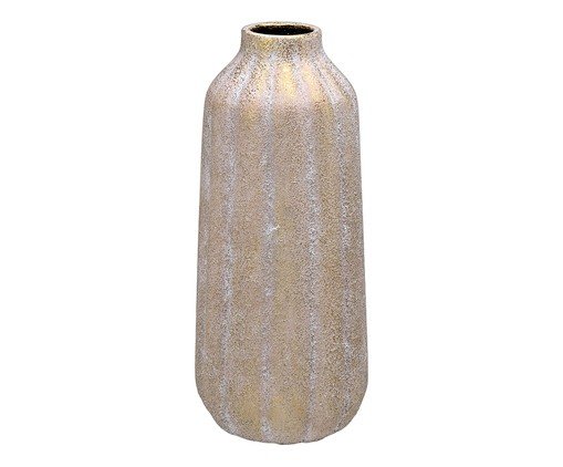 Vaso Decorativo Morix Branco e Dourado, white | WestwingNow