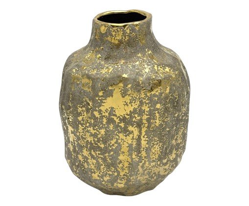Vaso Decorativo Moren Dourado e Marrom, brown | WestwingNow