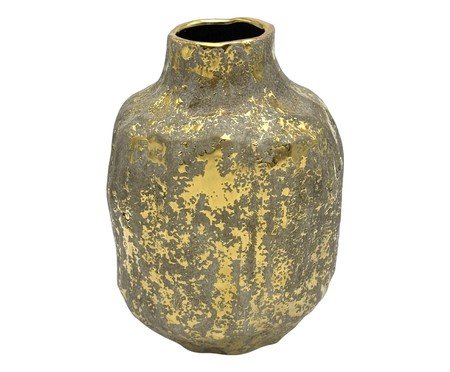 Vaso Decorativo Moren Dourado e Marrom | Westwing