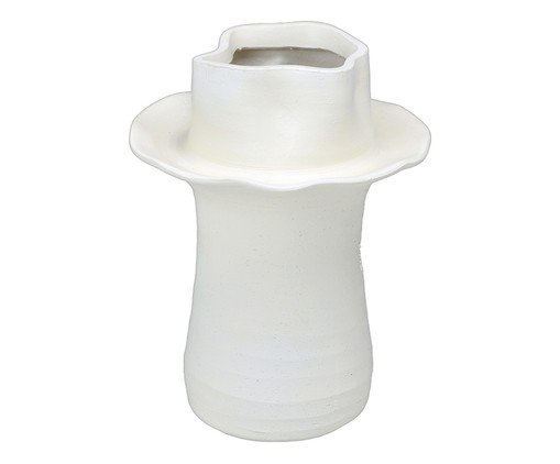 Vaso Decorativo Krovian Off-White, Off White | WestwingNow